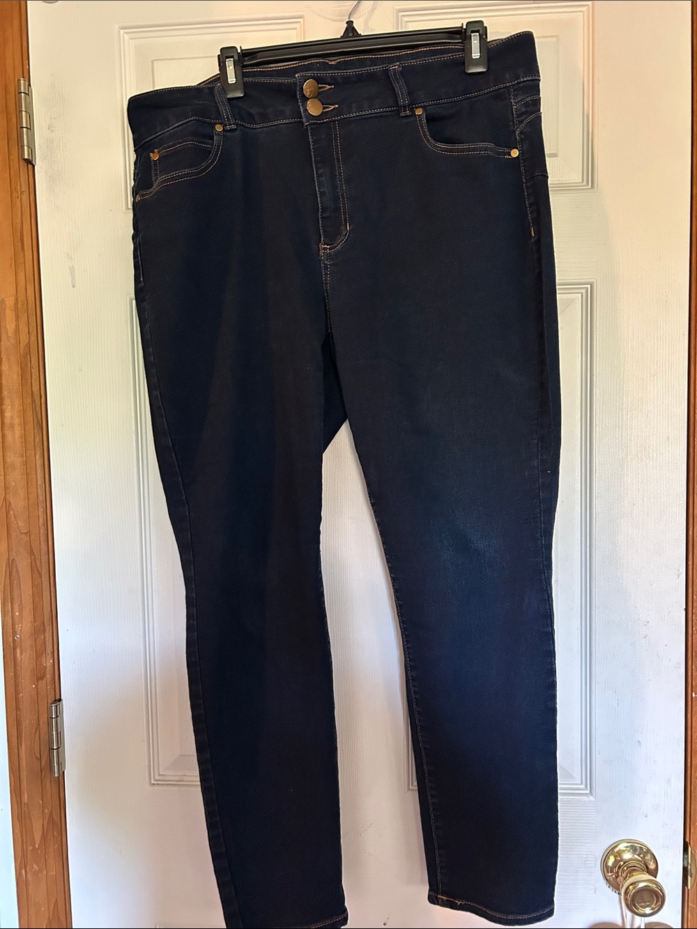 D Jeans Women’s Dark Wash Blue Stretch Skinny Jeans